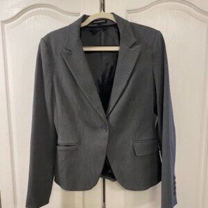 EXPRESS Gray Fitted Blazer